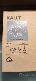8 confezioni di catena luminosa  KALLT IKEA bianco