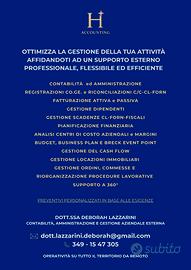 Gestione amministrativa e contabile esterna