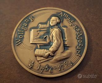 medaglia Mozart in bronzo 