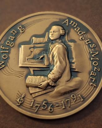 medaglia Mozart in bronzo 