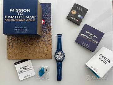 Omega x Swatch - Mission to Earthphase moonshine