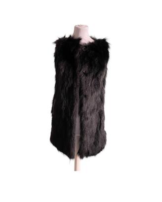 Gilet pelliccia  volpe nera