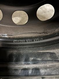 Cerchi in acciaio 16 pollici + copricerchi AUDI I