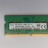 Ram DDR4 8GB 2666MHz soDIMM per notebook