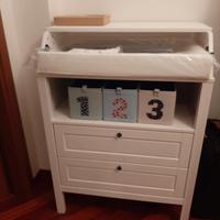 Fasciatoio/cassettiera IKEA SUNDVIK per cameretta