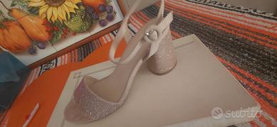 sandali con brillantini