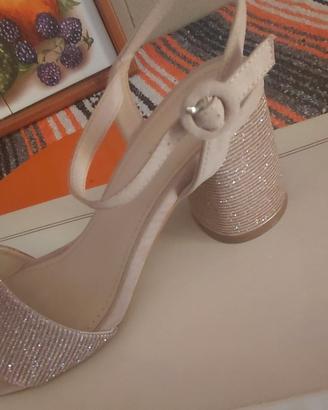 sandali con brillantini