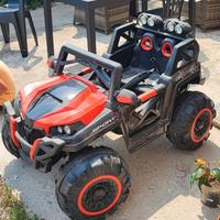 jeep elettrica con luci suoni autoradio con musica