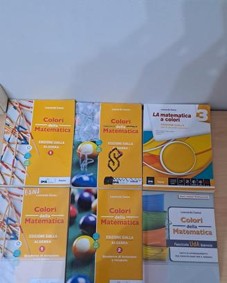 libri matematica 1,2 e 3