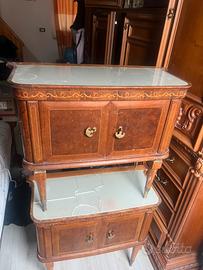 Coppia  comodini vintage