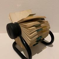 Schedario rotante Rolodex vintage
