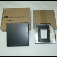 HARD DRIVE CADDY HHD SSD & UNITA ESTERNA CDDVDROM