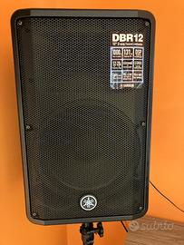 Sistema PA - 2 casse attive Yamaha DBR 12