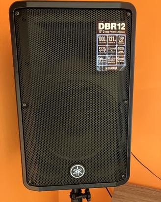 Sistema PA - 2 casse attive Yamaha DBR 12