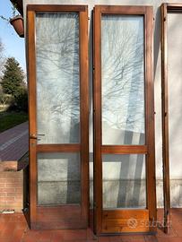 Porta legno massello. Luce 255x140 cm