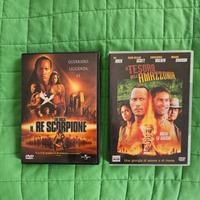 2 DVD il re scorpione + il tesoro dell'amazzonia
