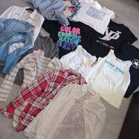 Stock lotto abbigliamento donna tg S camice maglie