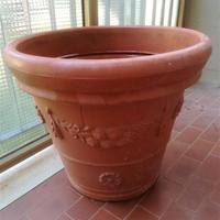 Enorme vaso festonato