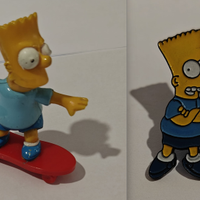 Bart Simpson: in skateboard 1990 e in rara pin