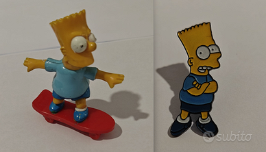 Bart Simpson: in skateboard 1990 e in rara pin