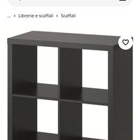 libreria a scaffali ikea