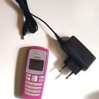 NOKIA 2100 ROSA funzionante Con Caricabatterie