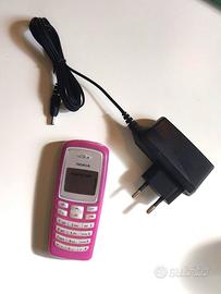 NOKIA 2100 ROSA funzionante Con Caricabatterie