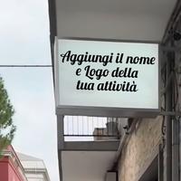 INSEGNA A BANDIERA 90×60 cm BIFACCIALE in ALLUMINI