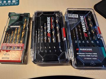 3 Set di Punte per trapano NUOVE