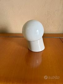 Applique vintage in porcellana bianca,  anni '70