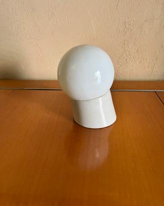 Applique vintage in porcellana bianca,  anni '70