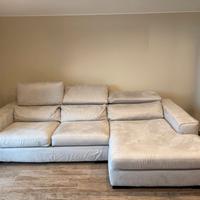 Divano Angolare 3 posti doppio rivestimento