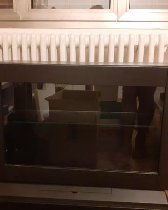 Due pensili IKEA Besta - mogano scuro