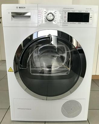 Asciugatrice Bosch 9 kg Serie 8 pompa di calore