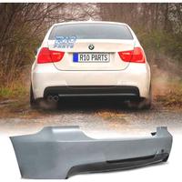 PARAURTI POSTERIORE BMW E90 LOOK M DOPPIA USCITA