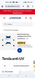 tenda spiaggia/campeggio
