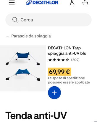 tenda spiaggia/campeggio