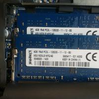 RAM DDR3L Kingstone 2*4GB