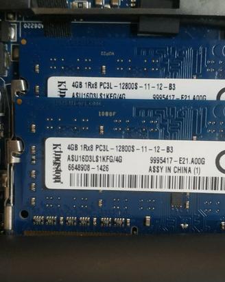 RAM DDR3L Kingstone 2*4GB