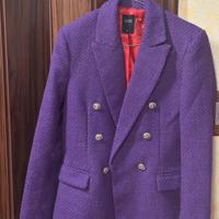 Blazer doppio petto viola