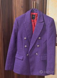 Blazer doppio petto viola