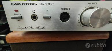 amplificatore grundig sv 1000