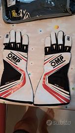 guanti kart omp ks2 r, come nuovi
