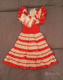 Vestito spagnola 8 anni