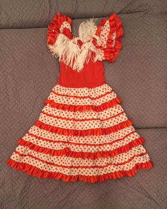 Vestito spagnola 8 anni