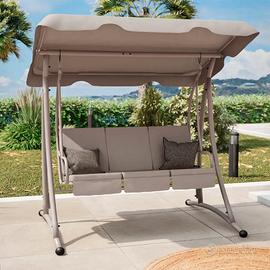 Dondolo 3 posti beige