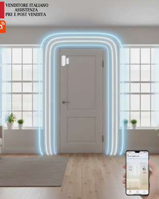 Sensore porta-finestra wifi PST TUYA set da 2 PZ