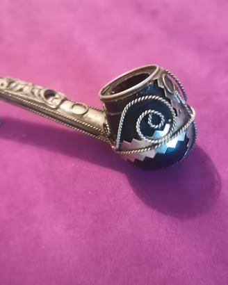 Pipa decorativa etnica artigianale