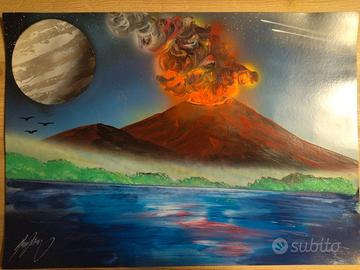 dipinto Etna spray Art paint 