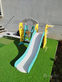 scivolo con altalena